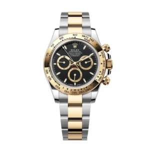 Cosmograph Daytona in Oystersteel and yellow gold with a black