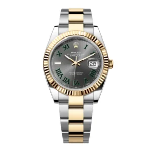 Datejust 41 in Oystersteel and yellow gold features a slate