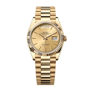 Day-Date 36 in 18 kt yellow gold with a champagne-colour