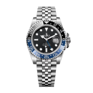 GMT-Master II in Oystersteel with a black (3)