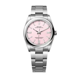 Oyster Perpetual 36 with a candy pink
