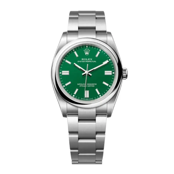 Oyster Perpetual 36 with a green