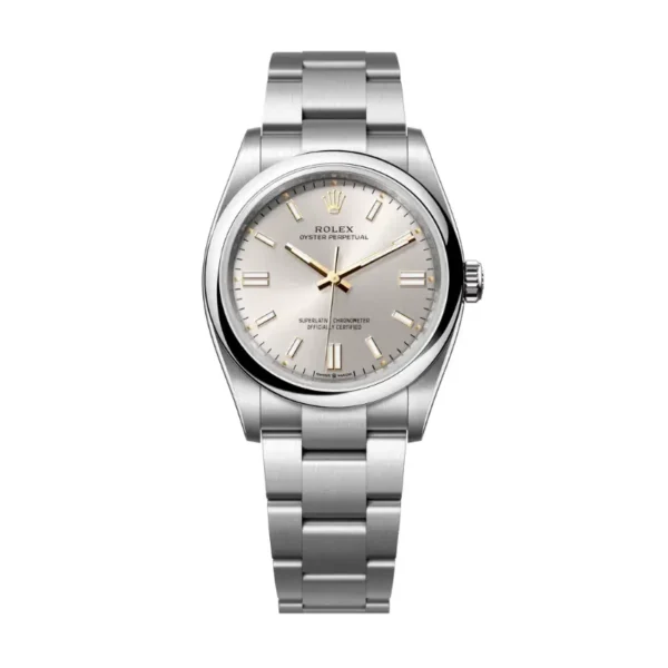 Oyster Perpetual 36 with a silver