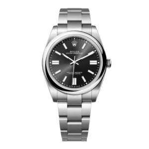Oyster Perpetual 41 with a bright black