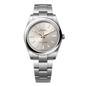 Oyster Perpetual 41 with a silver